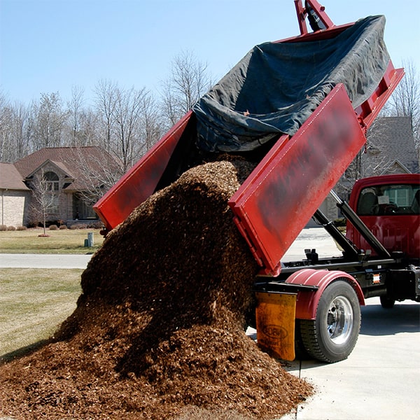 mulch delivery the delivery fee for mulch varies depending on the quantity and your location